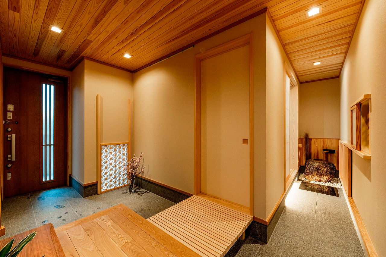 アーキテックス（GROOVY / KANAL HOME / SIMPLE is... / dramacy） 【3階建て/30坪台/コンパクトな家/和モダン/2LDK/間取り図】本格的な茶室・庭のあるコンパクトな3階建ての建築実例画像5