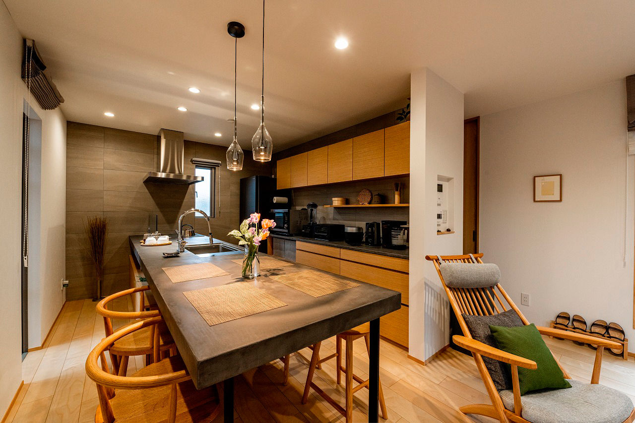 アーキテックス（GROOVY / KANAL HOME / SIMPLE is... / dramacy） 【3階建て/30坪台/コンパクトな家/和モダン/2LDK/間取り図】本格的な茶室・庭のあるコンパクトな3階建ての建築実例画像8