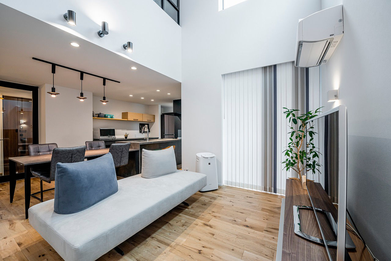 アーキテックス（GROOVY / KANAL HOME / SIMPLE is... / dramacy） 【2000万円台/30坪/4LDK/間取り図】土間収納、キャットスペース、吹抜、書斎等要望をコンパクトに実現！の建築実例画像8