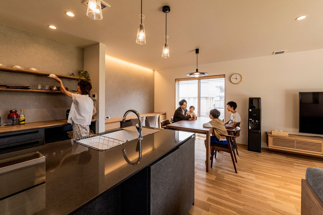 アーキテックス（GROOVY / KANAL HOME / SIMPLE is... / dramacy） 【3000万円台/2階建て/全館空調/40坪台/ガレージ/間取り図】セカンドリビングもあるガレージハウスの建築実例画像4