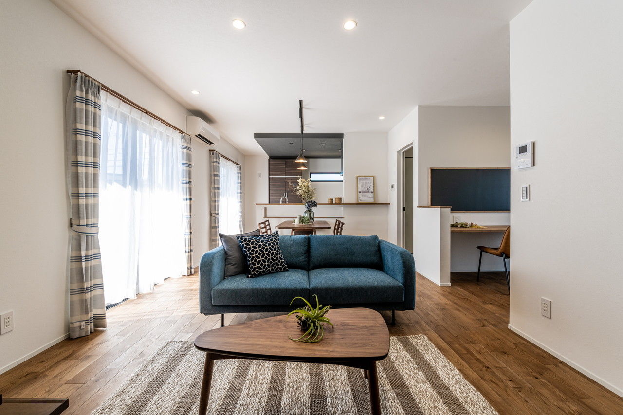 アーキテックス（GROOVY / KANAL HOME / SIMPLE is... / dramacy） 【2階建て/30坪台/駐車スペース有/3LDK/間取り図】LDK中心に自然と家族間のコミュニケーションが取れる家の建築実例画像3