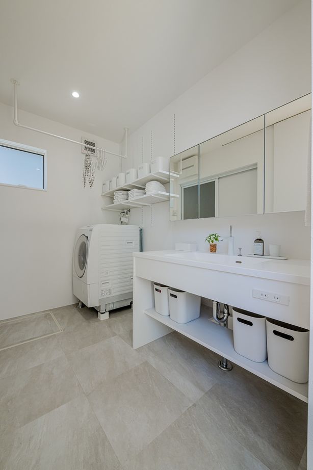 アーキテックス（GROOVY / KANAL HOME / SIMPLE is... / dramacy） 【2階建て/20坪台/コンパクト/シンプル/中庭/駐車スペース有】動線・間取りの工夫で家事の時短を実現した家の建築実例画像8