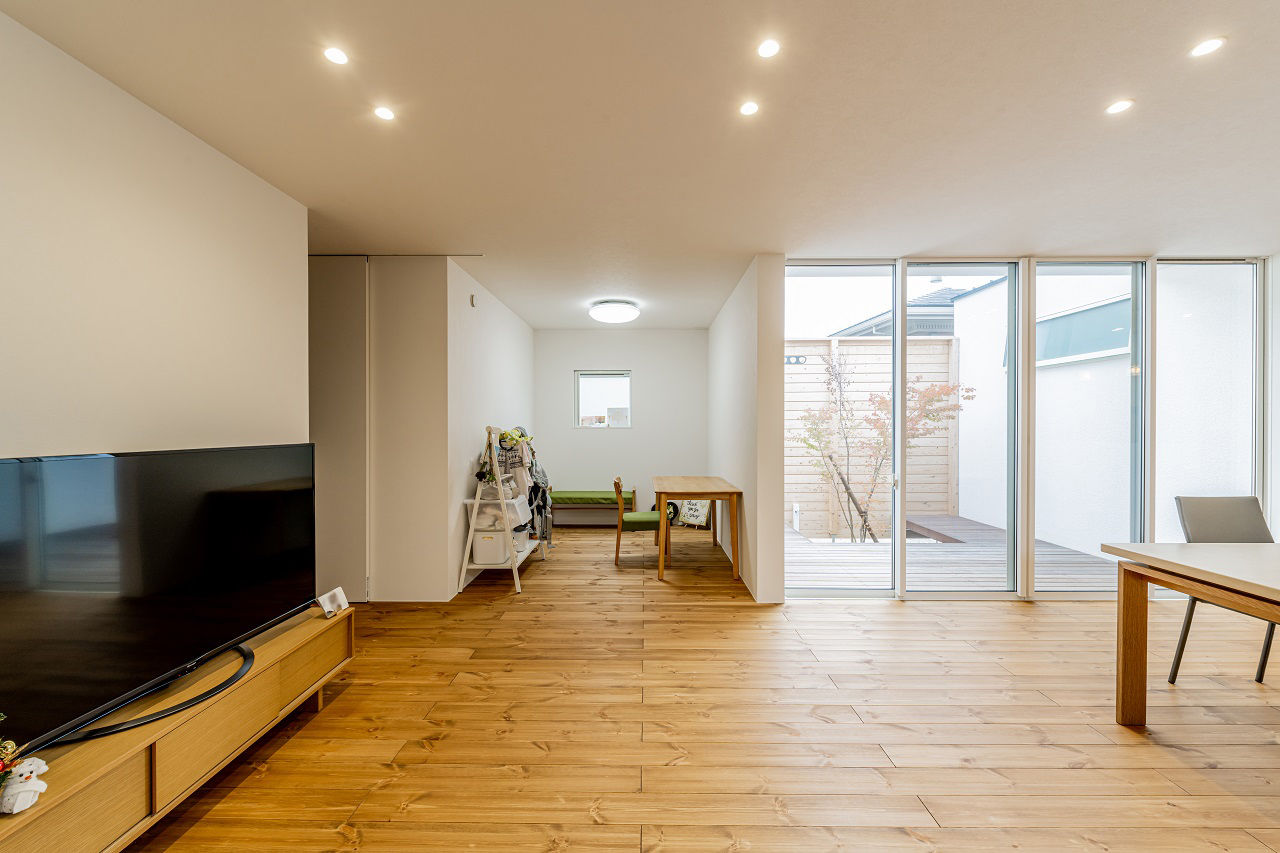 アーキテックス（GROOVY / KANAL HOME / SIMPLE is... / dramacy） 【平屋/20坪台/コンパクト/中庭/駐車スペース有】コンパクトな動線で家事負担を軽減した間取りの平屋の建築実例画像3