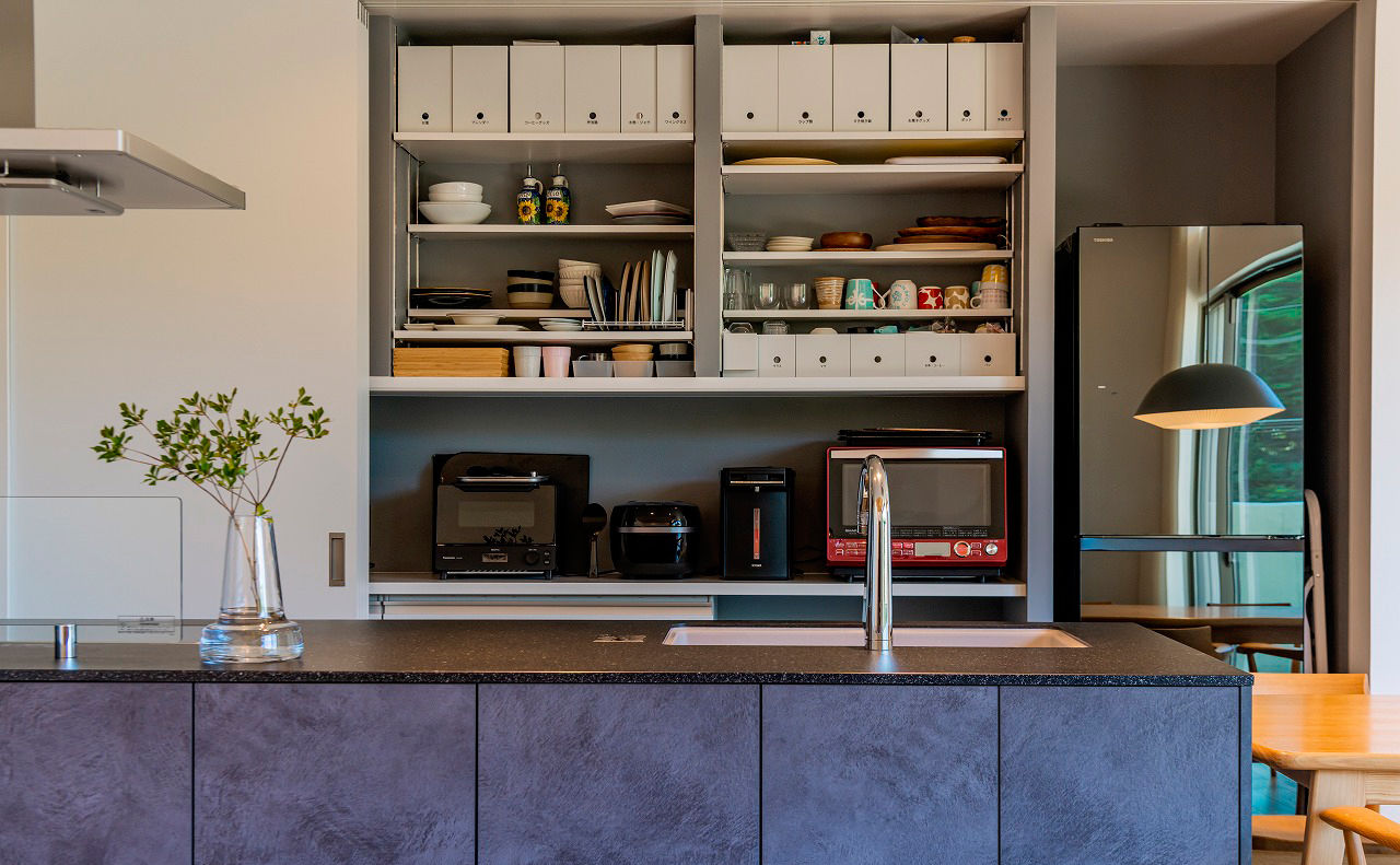 アーキテックス（GROOVY / KANAL HOME / SIMPLE is... / dramacy） 【平屋/三角形の変形地/3LDK/30坪台/間取り図】開放感のある平屋！ポイントは軒のある片流れの大屋根の平屋の建築実例画像16