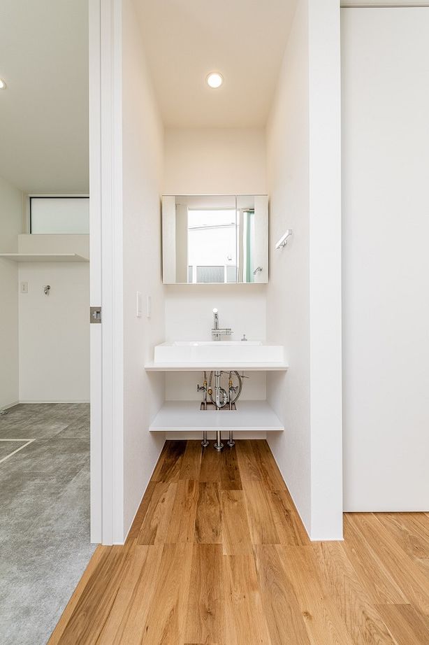 アーキテックス（GROOVY / KANAL HOME / SIMPLE is... / dramacy） 【平屋/シンプルモダン/20坪台/コンパクトな家】中庭のあるロの字型間取りの平屋。明るく開放的な空間に！の建築実例画像13