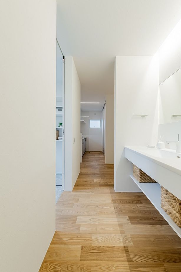 アーキテックス（GROOVY / KANAL HOME / SIMPLE is... / dramacy） 【2階建て/20坪台/コンパクト/2LDK/間取り図】中庭のあるコの字型実例。平屋をベースに2階は最小限にの建築実例画像11