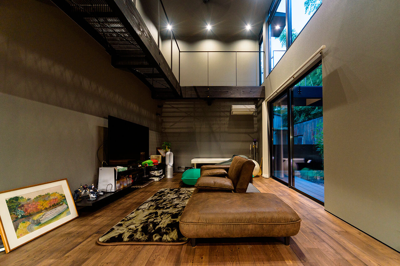 アーキテックス（GROOVY / KANAL HOME / SIMPLE is... / dramacy） 【3000万円台/ビルトインガレージ/坪庭/30坪/間取り図】中庭やガレージ！家で過ごす時間が豊かになる家の建築実例画像2