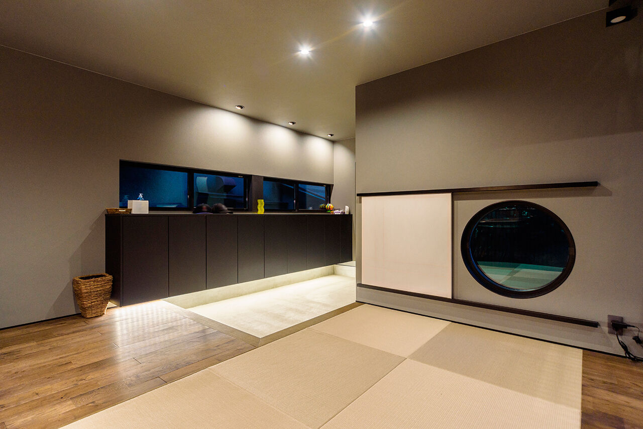 アーキテックス（GROOVY / KANAL HOME / SIMPLE is... / dramacy） 【3000万円台/ビルトインガレージ/坪庭/30坪/間取り図】中庭やガレージ！家で過ごす時間が豊かになる家の建築実例画像6