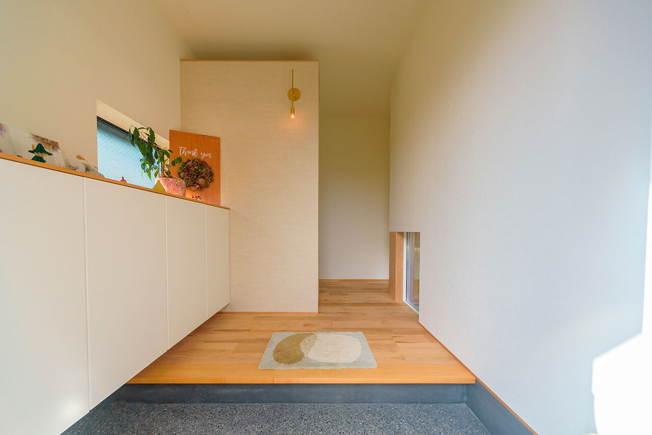 アーキテックス（GROOVY / KANAL HOME / SIMPLE is... / dramacy） 【2階建て/狭小間口5.3ｍ/30坪台/和モダン/中庭/坪庭/理想の間取り】南北に長い土地でも明るく開放的な家の建築実例画像7