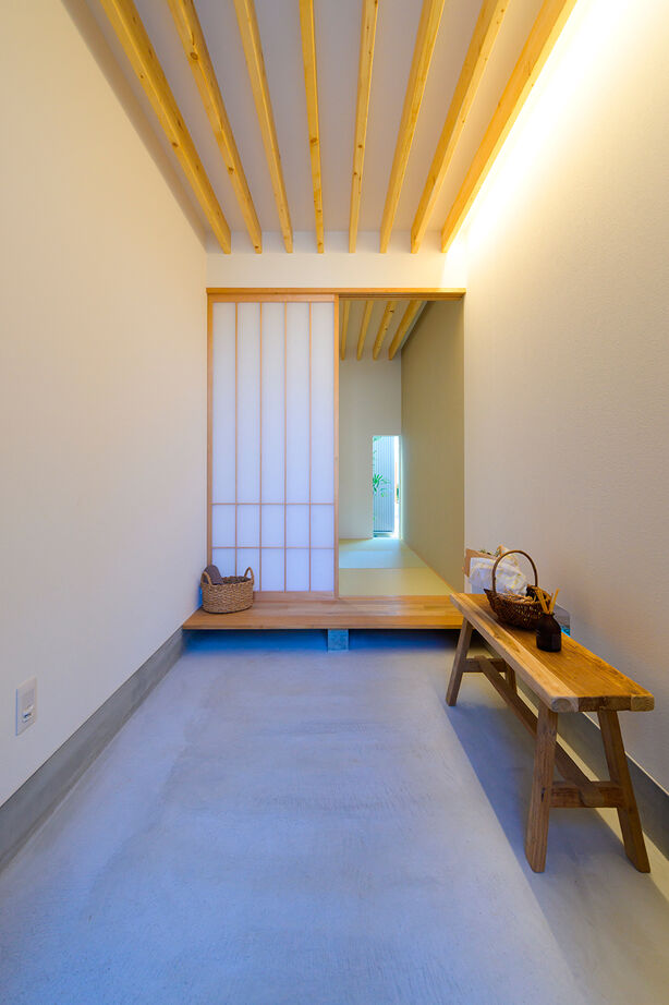 アーキテックス（GROOVY / KANAL HOME / SIMPLE is... / dramacy） 【3000万円台/2階建て/30坪台/4LDK/駐車スペース有/間取り図】土間×吹抜けリビングのある子育てハウスの建築実例画像3