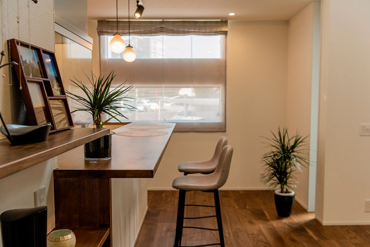 アーキテックス（GROOVY / KANAL HOME / SIMPLE is... / dramacy） 【2000万円台/2階建て/30坪台/駐車スペース有/2LDK/間取り図】吹抜けリビングで過ごす癒しの時間の建築実例画像4