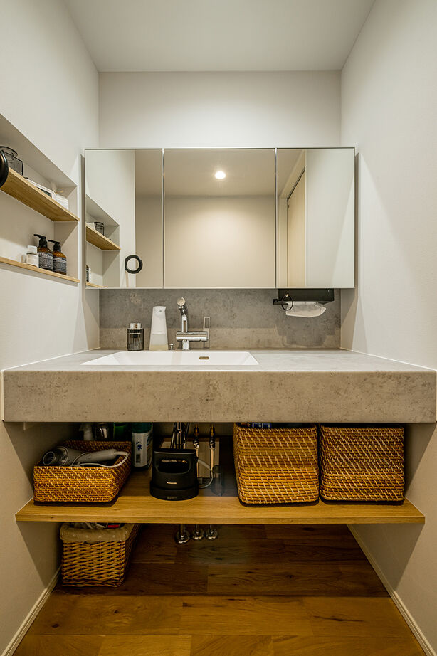 アーキテックス（GROOVY / KANAL HOME / SIMPLE is... / dramacy） 【2000万円台/2階建て/30坪/シンプル/駐車スペース有】吹抜けリビング＆家事ラク間取りのオシャレな家の建築実例画像8