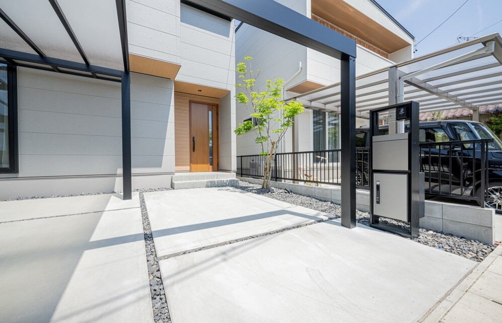 アーキテックス（GROOVY / KANAL HOME / SIMPLE is... / dramacy） 【愛知県｜1300万円台｜31坪｜間取り有】駅近×南道路×駐車3台を予算内で叶えた理想の住まいの建築実例画像2