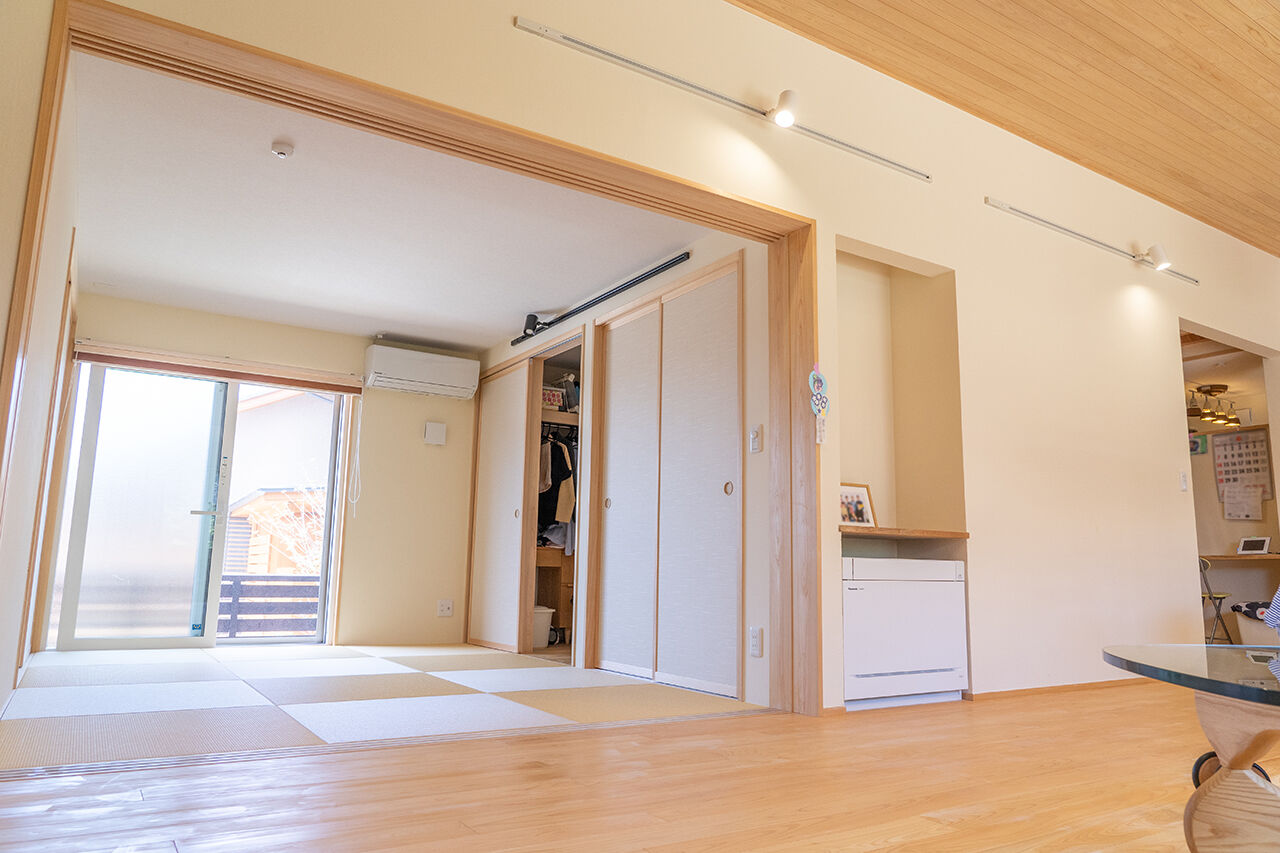 DAIKO / 大廣建設 【延床38坪／ウッドデッキ／収納充実／間取図】四季を生活に取り込み、お子さんが伸び伸び楽しむ住まいの建築実例画像4