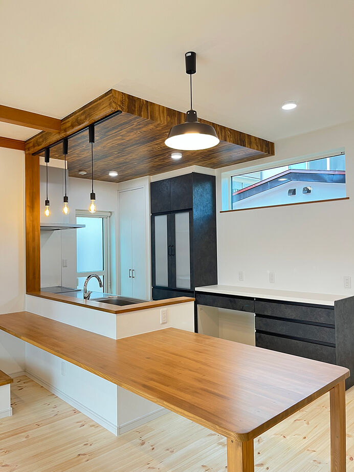 エクセルホーム福島〈会津＆中通りエリア〉 【2000万円台・約33坪／ZEH】二世帯対応、和テイストを取り入れた室内。子育ても家事もしやすい住まいの建築実例画像4