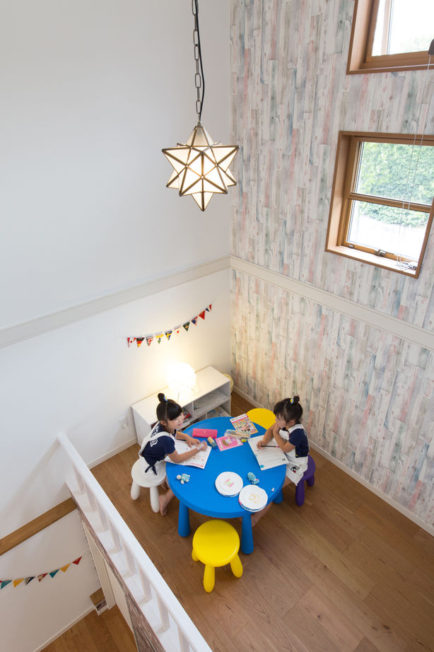 広島建設-セナリオハウス- 【1000万円台｜36坪｜間取り図有】開放的で収納豊富なオシャレ空間。様々なこだわりもスキップフロアで解決の建築実例画像3