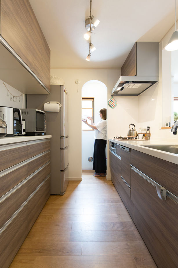 広島建設-セナリオハウス- 【1000万円台｜36坪｜間取り図有】開放的で収納豊富なオシャレ空間。様々なこだわりもスキップフロアで解決の建築実例画像9