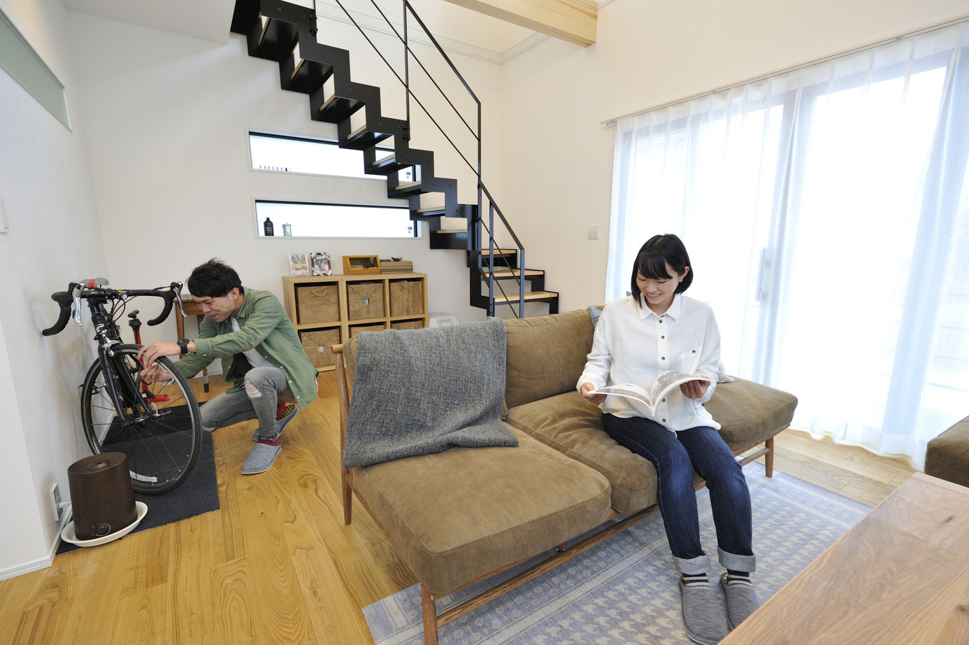 広島建設-セナリオハウス- 【1000万円台｜32坪｜間取り図有】敷地を活かしきる巧みなプランで、家族をつなぐ吹き抜け大空間の住まいにの建築実例画像8