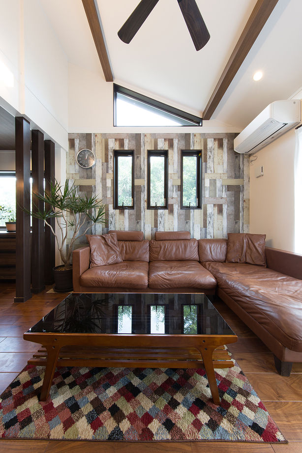 広島建設-セナリオハウス- 【2000万円台｜38坪｜間取り図有】オシャレなカフェ風。トレンドも意識したくつろぎのビンテージスタイルの建築実例画像2