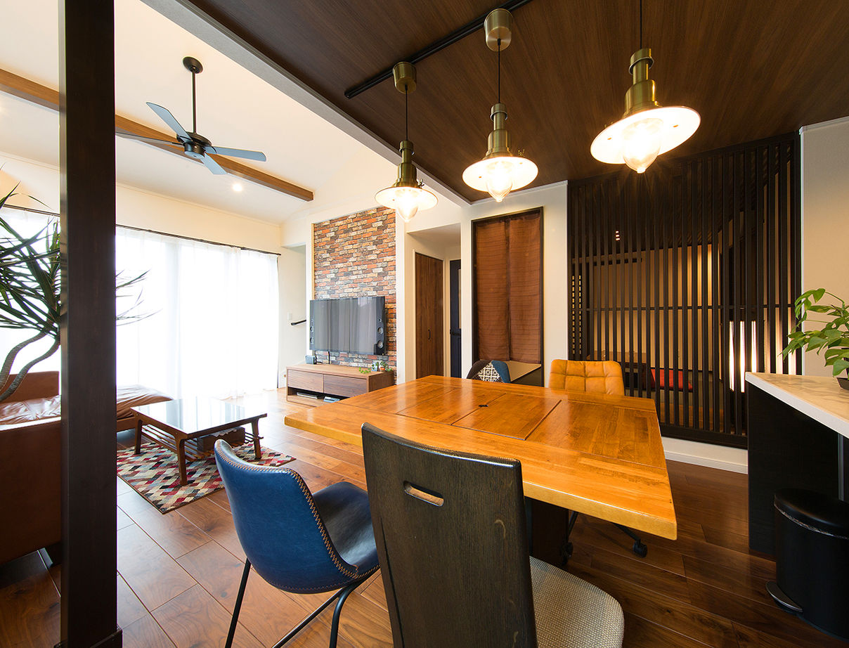 広島建設-セナリオハウス- 【2000万円台｜38坪｜間取り図有】オシャレなカフェ風。トレンドも意識したくつろぎのビンテージスタイルの建築実例画像4