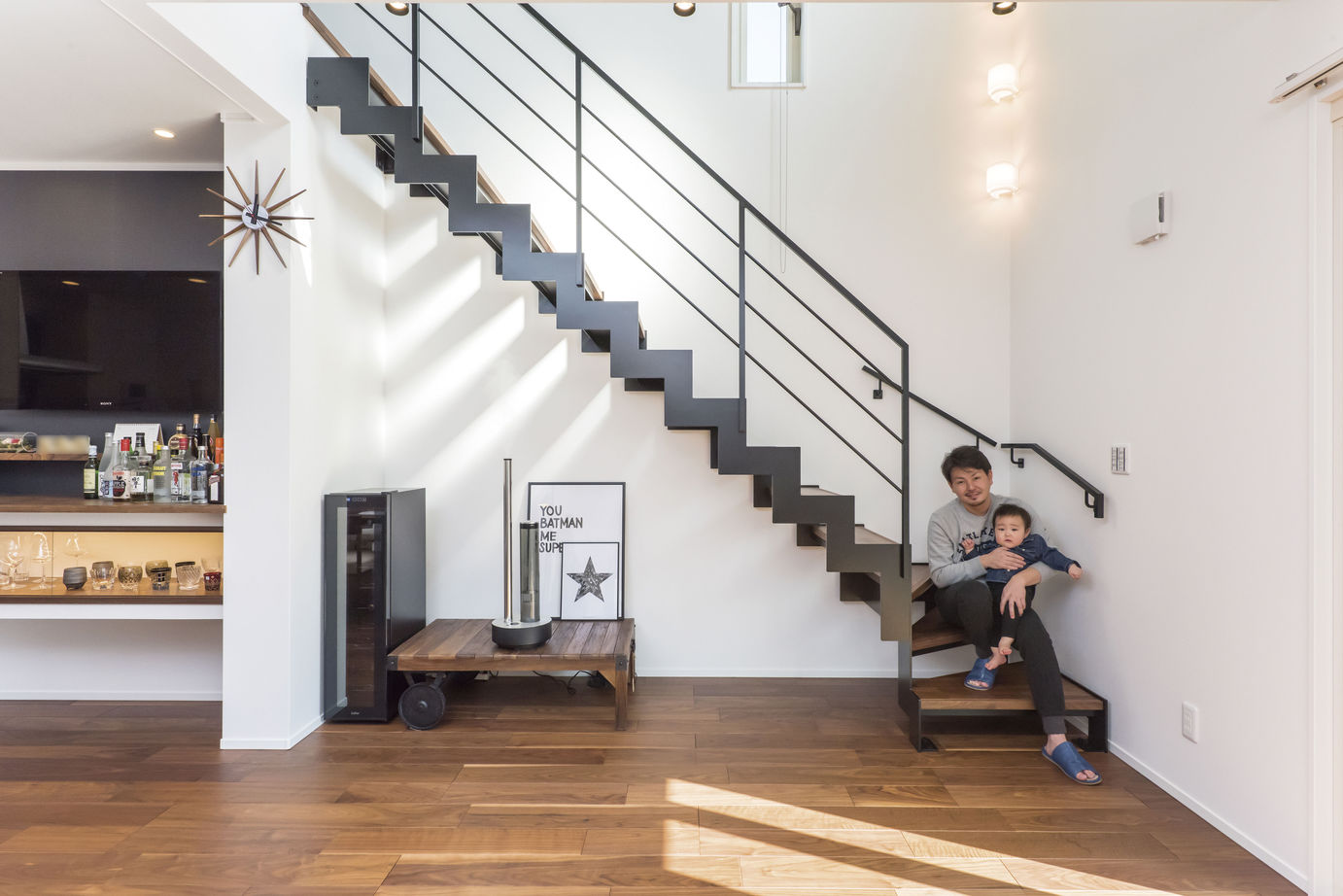 広島建設-セナリオハウス- 【3000万円台｜約47坪｜間取り図】忙しい毎日を癒す寛ぎのLDK。開放感と落ち着きを使い分ける機能的な家の建築実例画像4