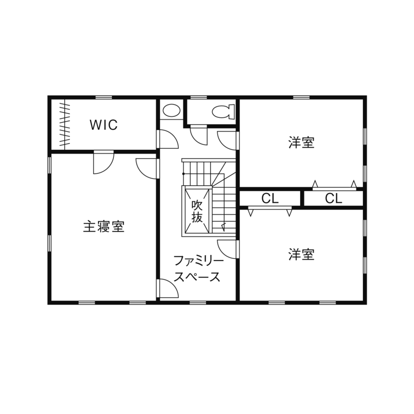 ノーザンハウス 【1985万円｜43.4坪｜間取り図有】重厚なジョージアン様式の住まいで、心豊かなセカンドライフをの間取り図（4LDK）2階