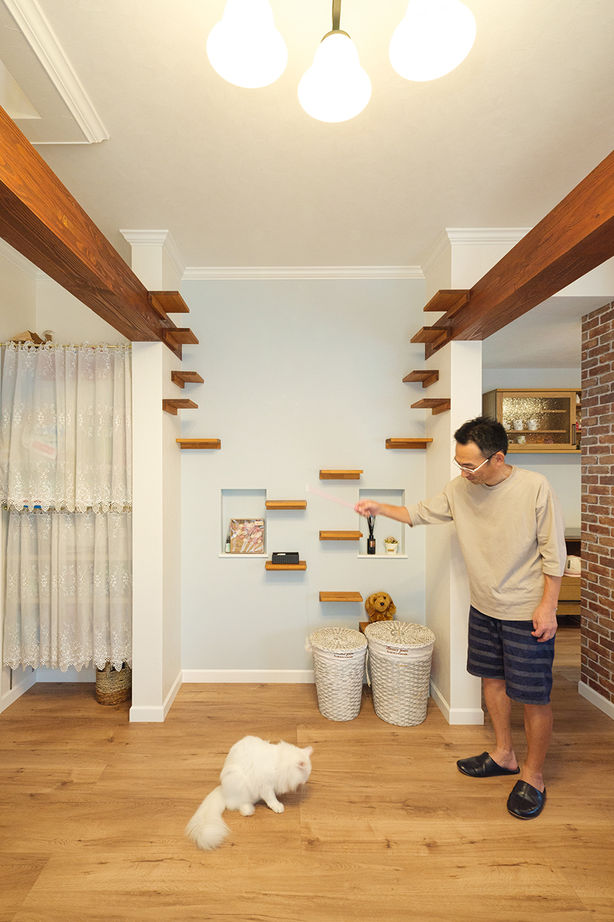 ノーザンハウス 【2287万円｜37.5坪｜間取り図有】ペットと楽しく暮らせる工夫が満載！こだわりの輸入住宅を予算内で実現の建築実例画像4