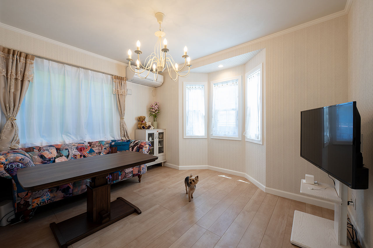 ノーザンハウス 【1958万円｜26.9坪｜長期優良住宅｜間取り図有】パリジャンスタイルの外観が魅力的！ペットも楽しめる家への建築実例画像2