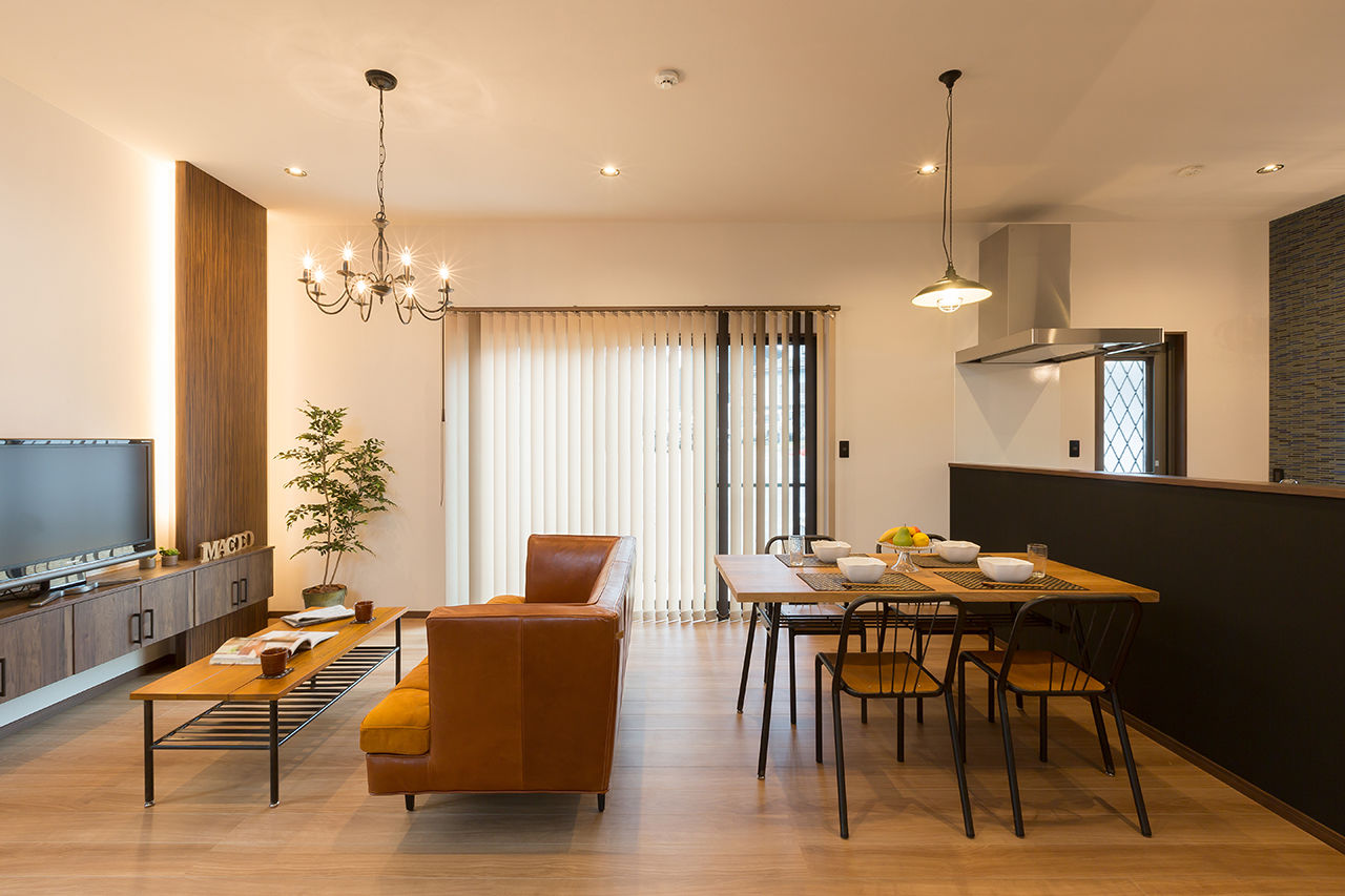 Ｉｍａｃｏｃｏ（イマココ） 【2000万円台/栗東市/スキップフロア/50坪台の土地】４層空間の子育て住宅。シックでモダンなハコ型の家の建築実例画像3