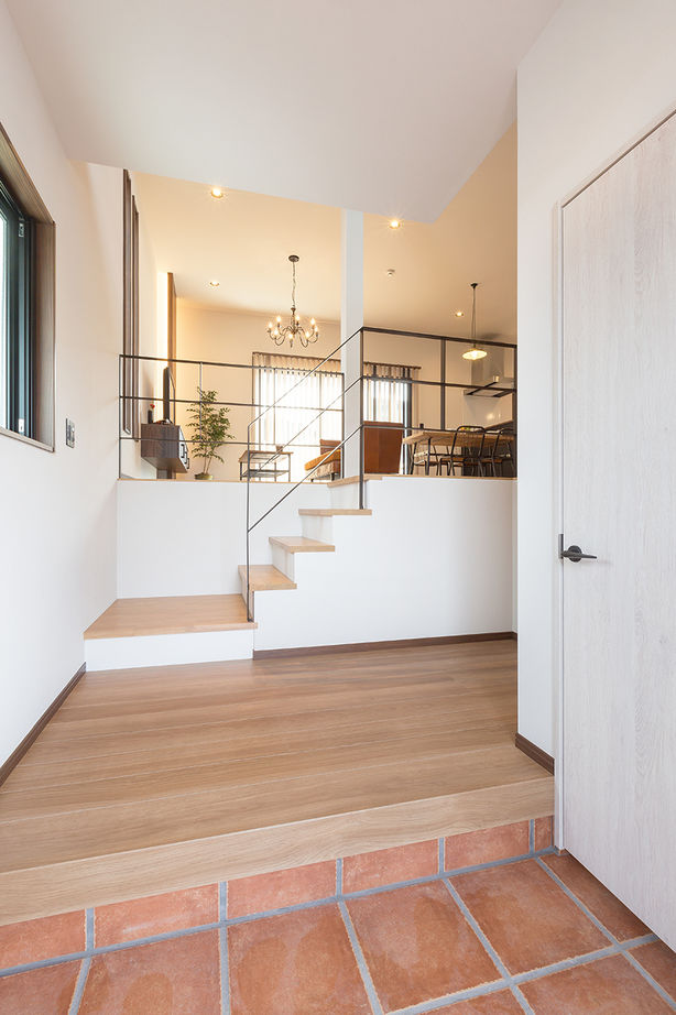 Ｉｍａｃｏｃｏ（イマココ） 【2000万円台/栗東市/スキップフロア/50坪台の土地】４層空間の子育て住宅。シックでモダンなハコ型の家の建築実例画像9