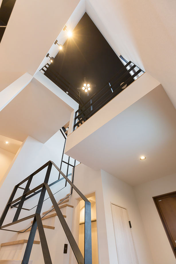 Ｉｍａｃｏｃｏ（イマココ） 【2000万円台/栗東市/スキップフロア/50坪台の土地】４層空間の子育て住宅。シックでモダンなハコ型の家の建築実例画像10