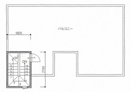 秀光ビルド 【1000万円台/屋上のある家/延床面積30坪台/間取り図/おしゃれ】光と風を招き入れる緑の中庭がある家の間取り図（3LDK）屋上