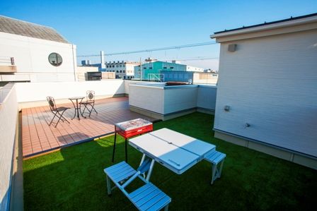 秀光ビルド 【1000万円台/屋上のある家/延床面積30坪台/間取り図/おしゃれ】光と風を招き入れる緑の中庭がある家の建築実例画像5