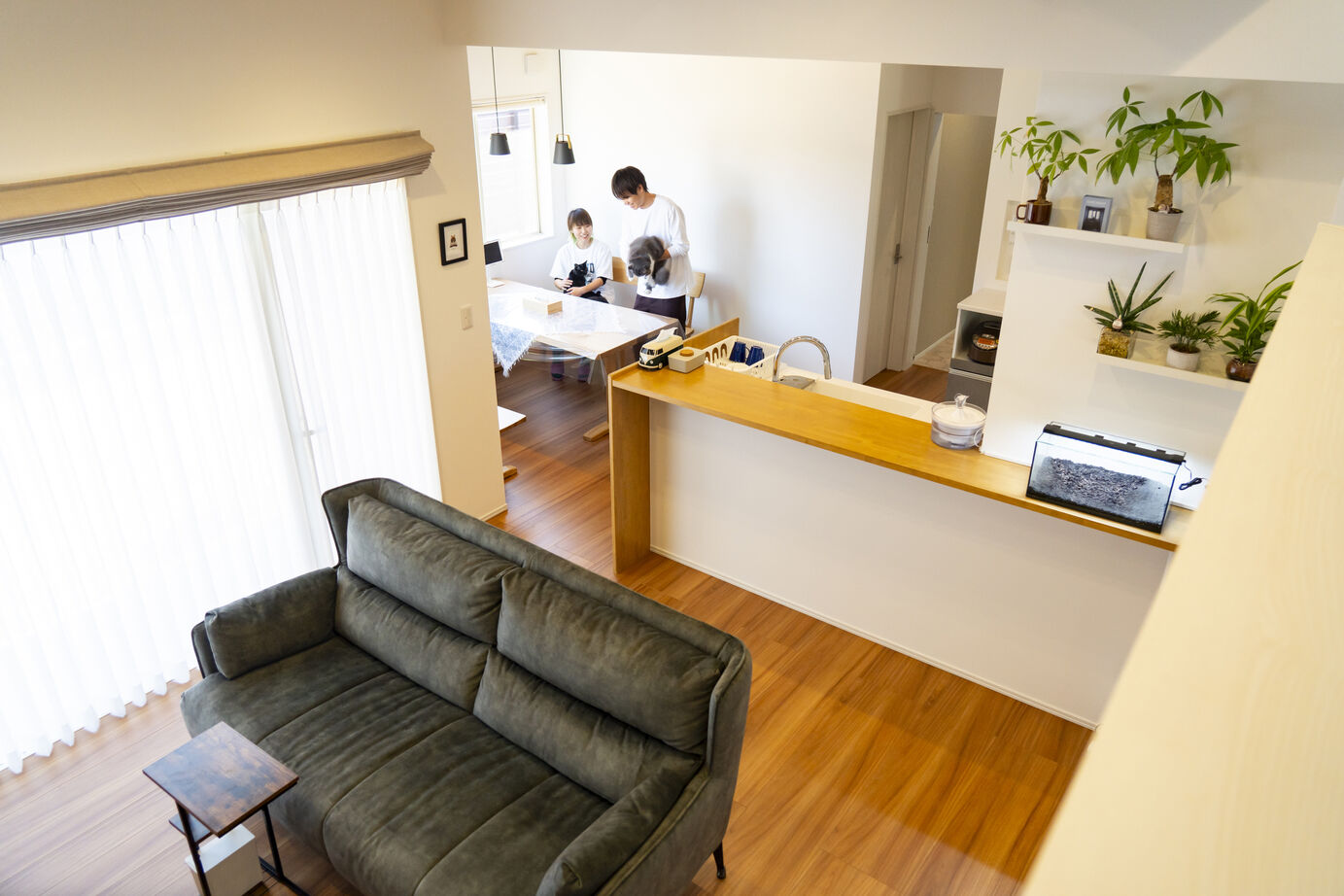 秀光ビルド 【スキップフロア/ペット/平屋】バリアフリーな動線で遊び心溢れるストレスフリーな住まいの建築実例画像3