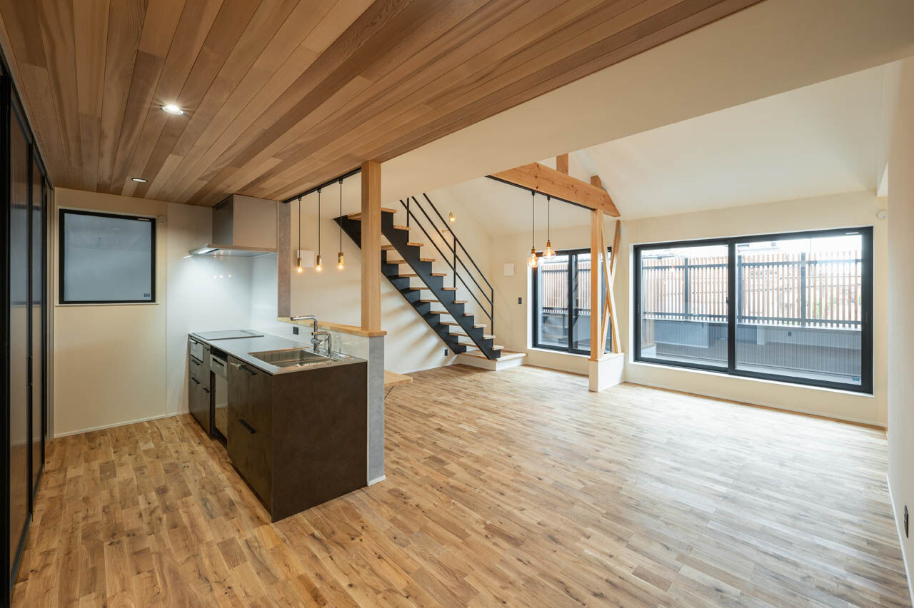 さいが設計工務 【高気密高断熱/漆喰壁・無垢床/2階リビング/間取り図】「暑い」「寒い」を意識せずに暮らす心地よさを堪能の建築実例画像4