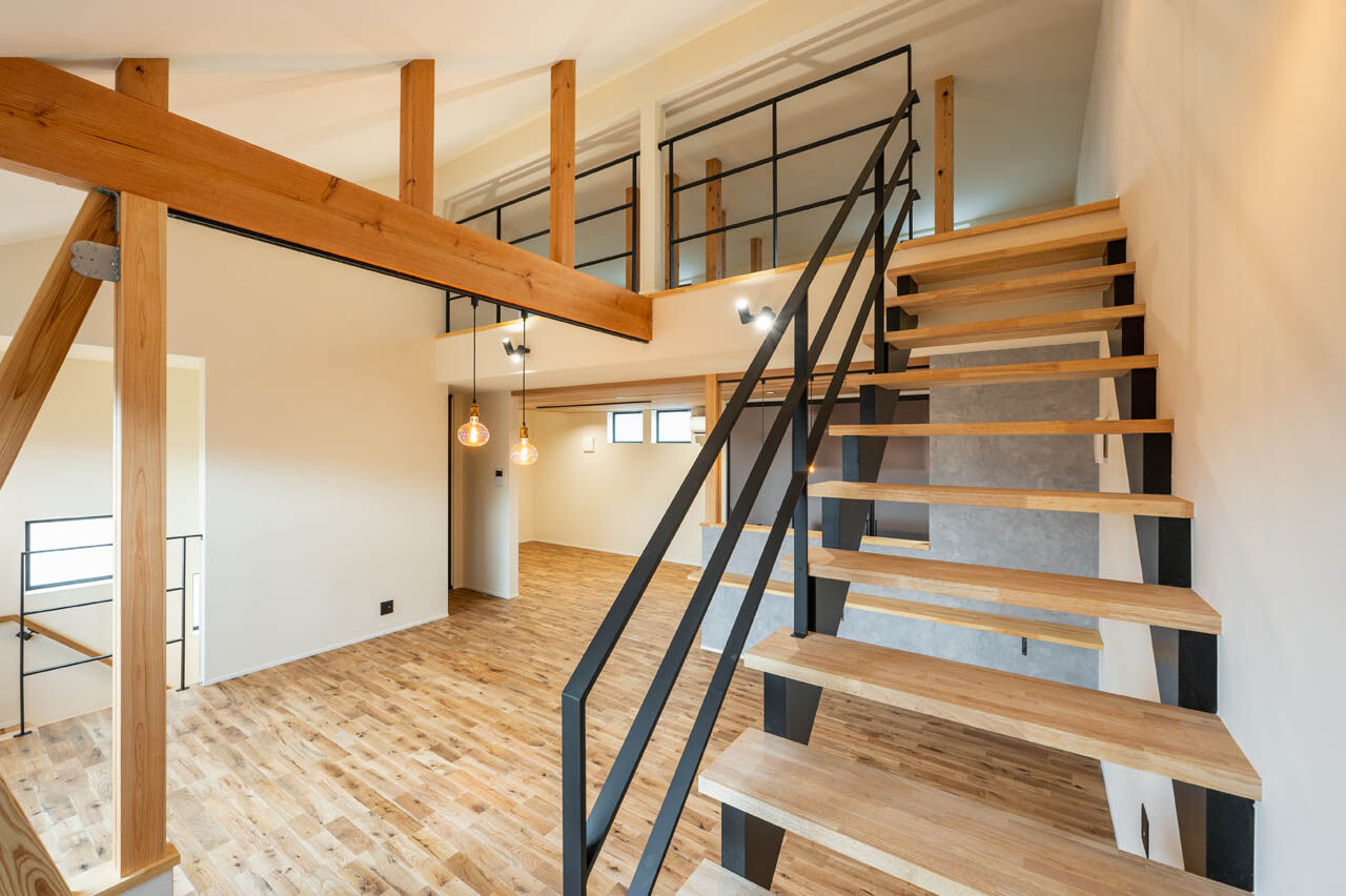 さいが設計工務 【高気密高断熱/漆喰壁・無垢床/2階リビング/間取り図】「暑い」「寒い」を意識せずに暮らす心地よさを堪能の建築実例画像5