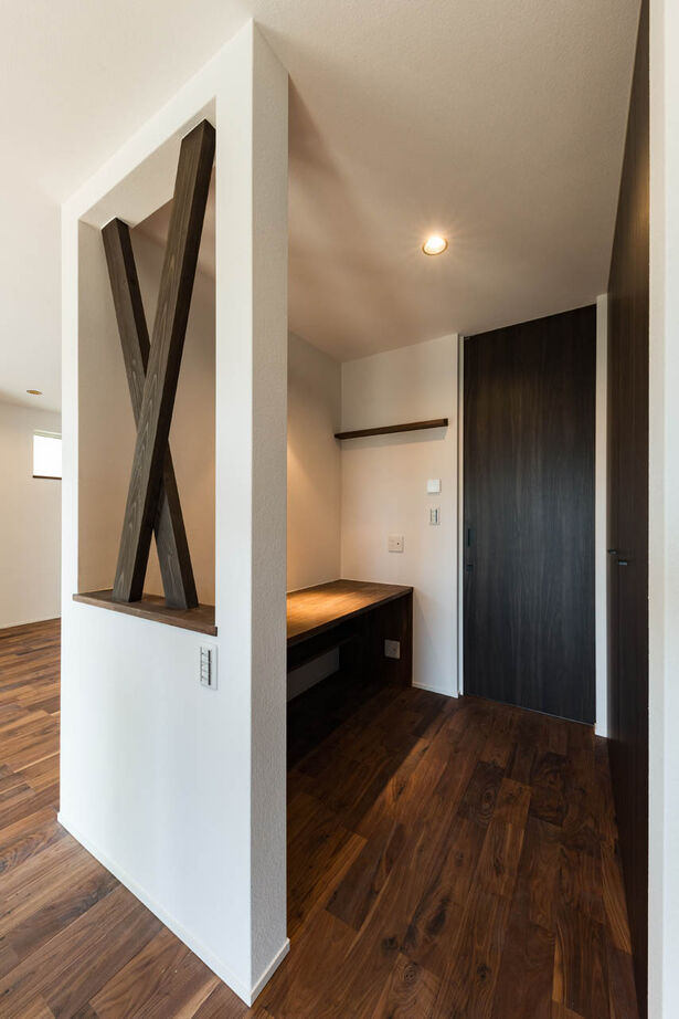 さいが設計工務 【高気密高断熱/漆喰壁・無垢床/吹き抜け/間取り図】大空間の隅々まで快適な温度でのびのび子育てできる家の建築実例画像5