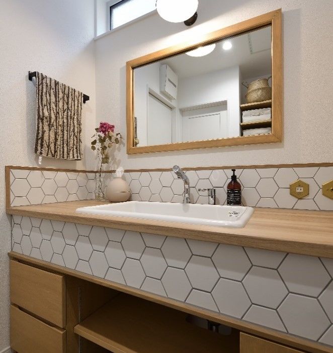 ines HOME (イネスホーム) 【2500～3000万円/札幌市】LDK空間と繋がりが持てるオープンキッチンのある家の建築実例画像2