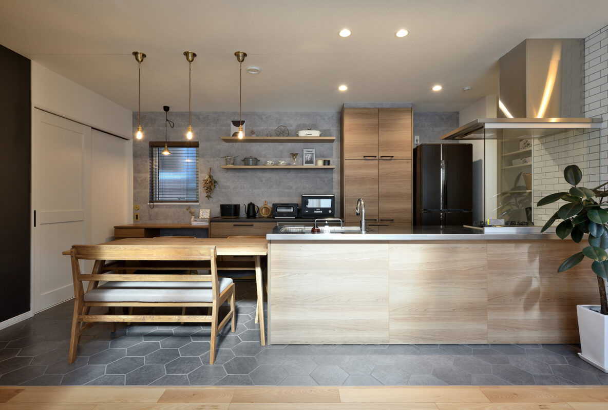 ines HOME (イネスホーム) 【2500～3000万円/札幌市】LDK空間と繋がりが持てるオープンキッチンのある家の建築実例画像5