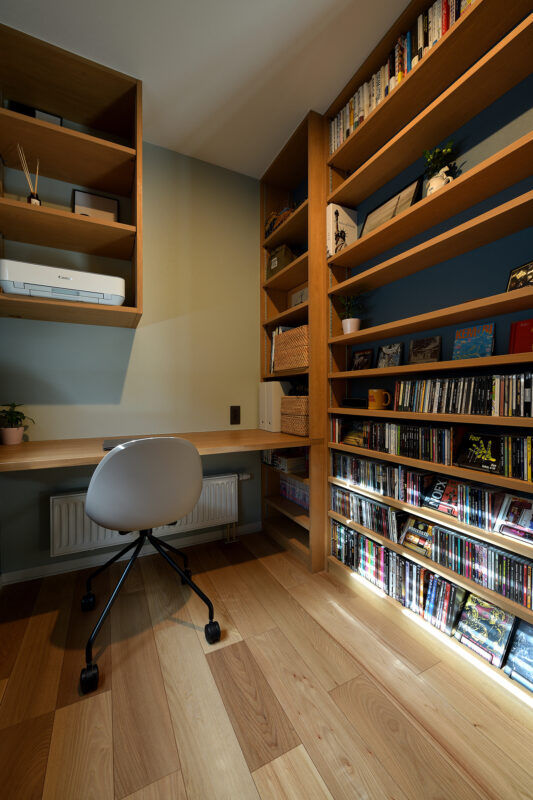 ines HOME (イネスホーム) 【2500～3000万円/札幌市】LDK空間と繋がりが持てるオープンキッチンのある家の建築実例画像8