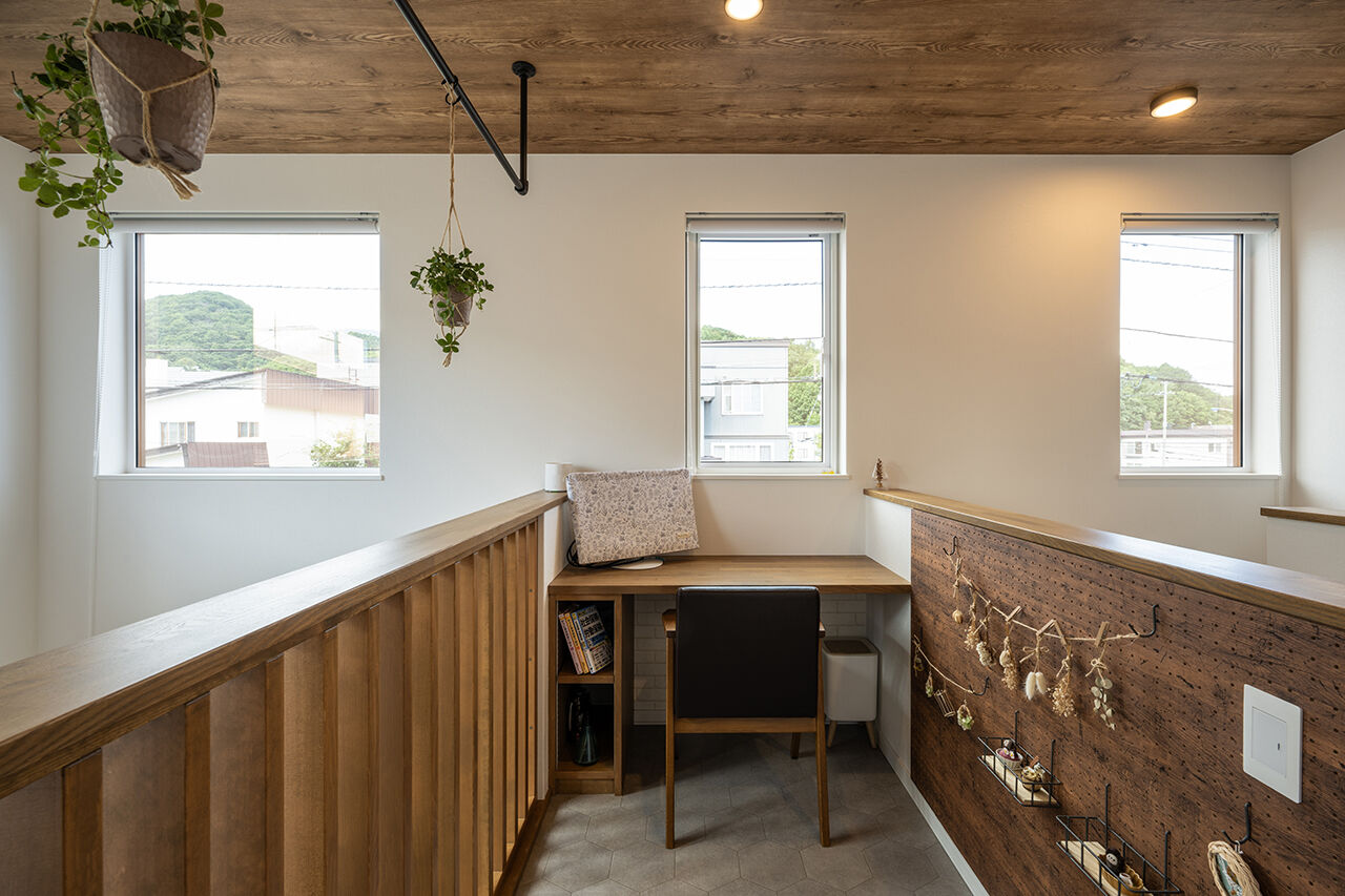 ines HOME (イネスホーム) 【3000～3500万円】外観はカッコよく、家の中はナチュラルテイストで可愛らしさをちりばめての建築実例画像6