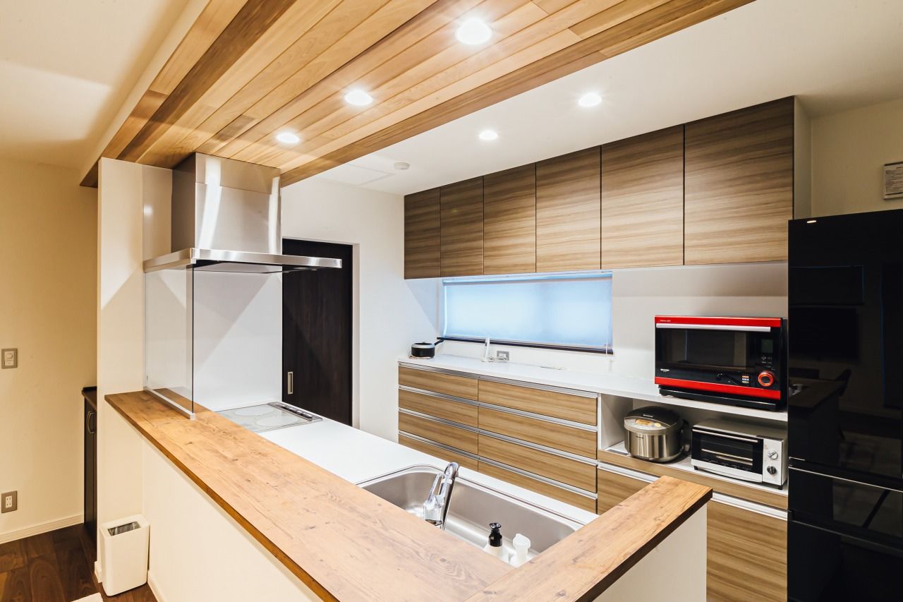 寿建設 【5LDK×ビルトインガレージ×平屋】家族の存在を身近に感じ、ゆとりある快適な平屋建てのガレージハウスの建築実例画像6