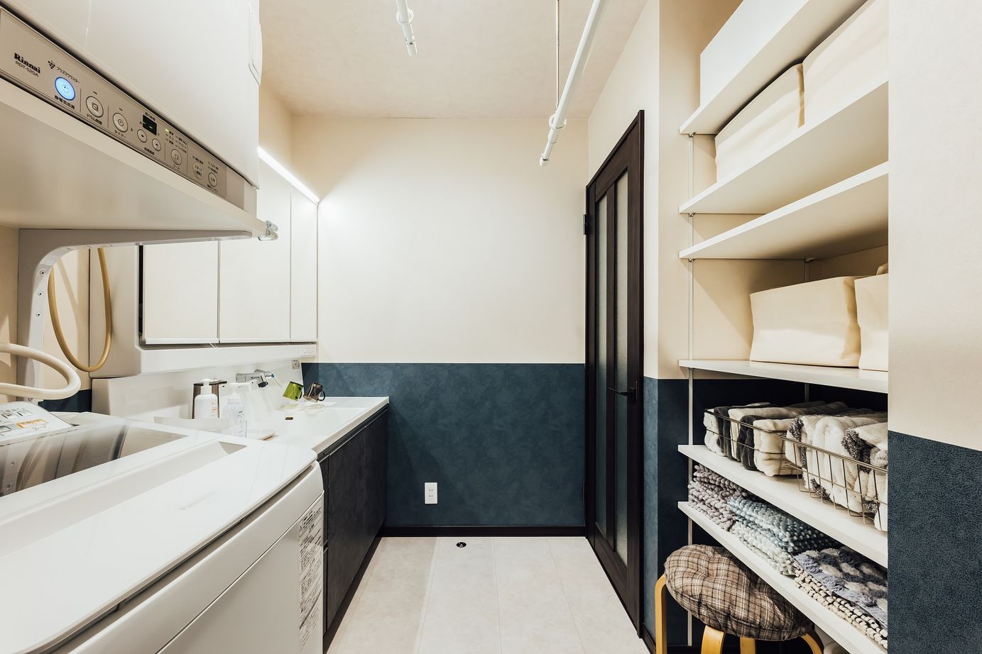 寿建設 【全室床暖房×屋上庭園×居酒屋風ダイニング× 三階建て】屋上付モデルハウスに憧れ、和テイストの住まいの建築実例画像7