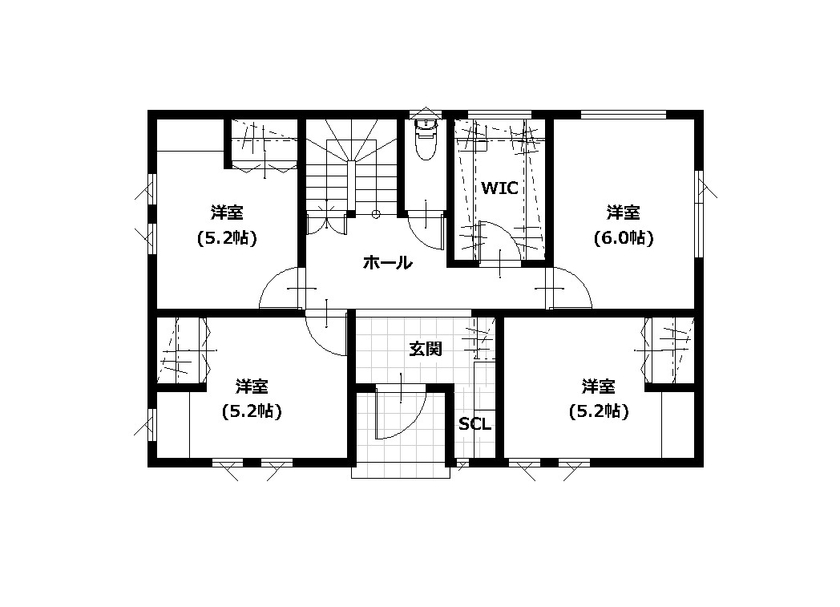 寿建設 【床暖房×居酒屋風ダイニング×屋上庭園×三階建て】 光熱費ダウンの喜びも！自由気ままにBBQを楽しむ住まいの間取り図（5LDK＋納戸）1階