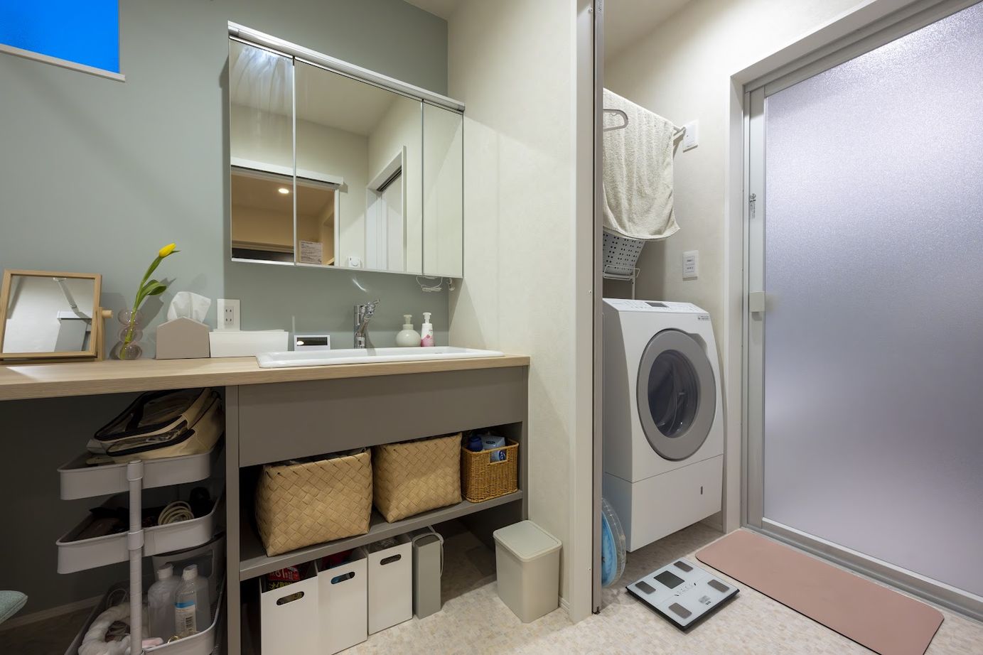 寿建設 【全室床暖房×屋上庭園×三階建て】敷地面積33.1坪！子育て20代が叶えた屋上庭付き都市型狭小の住まいの建築実例画像7