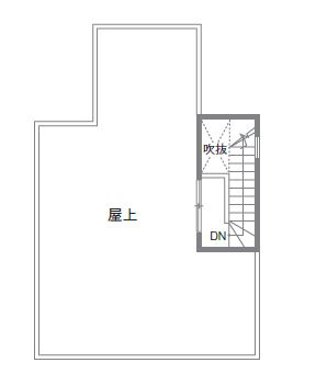 寿建設 【全室床暖房×ビルドインガレージ×スキップフロア×屋上庭園】 子どもがのびのびと遊び学ぶガレージハウスの間取り図（4LDK＋書斎）屋上