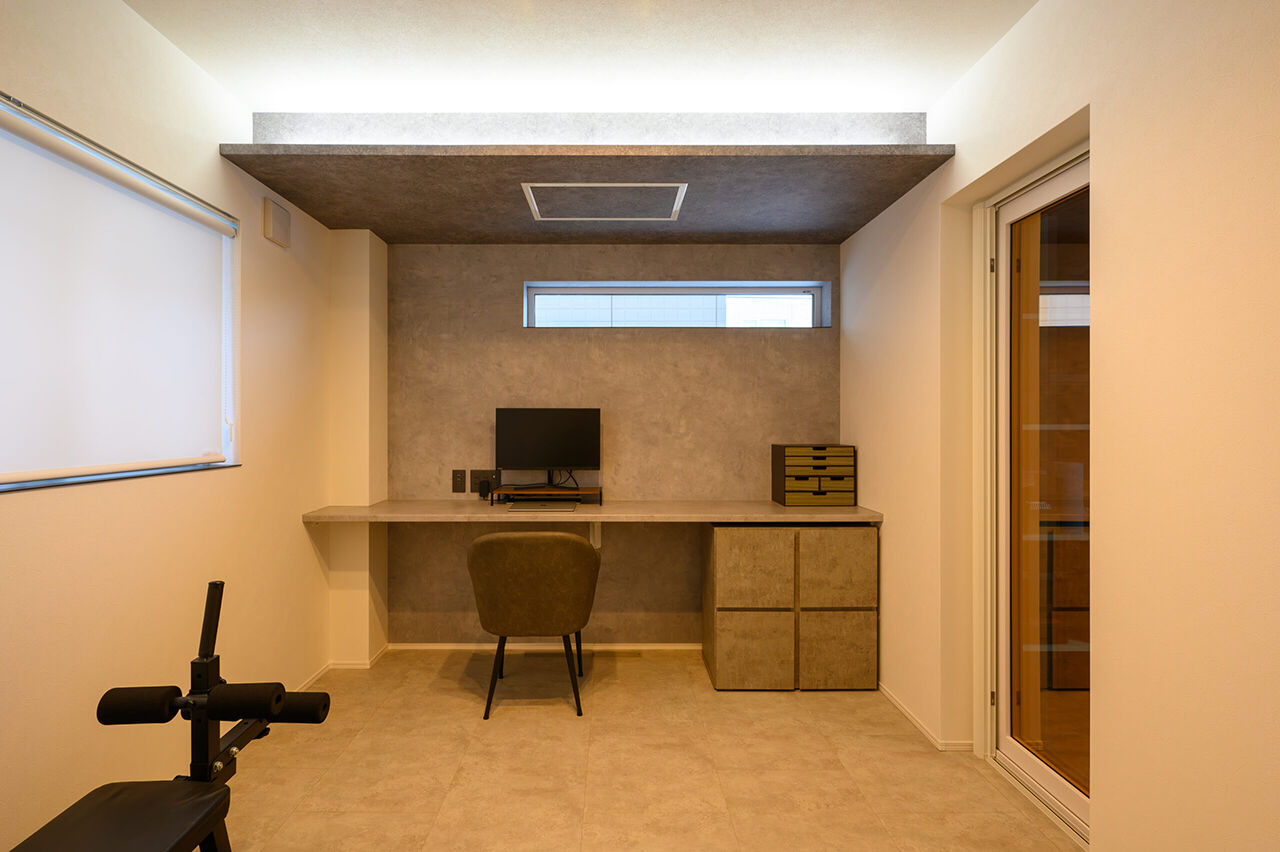 寿建設 【床暖房×ビルトインガレージ×屋上庭園×三階建て】理想の足し算で叶えた、ホテルライクなガレージハウスの建築実例画像8