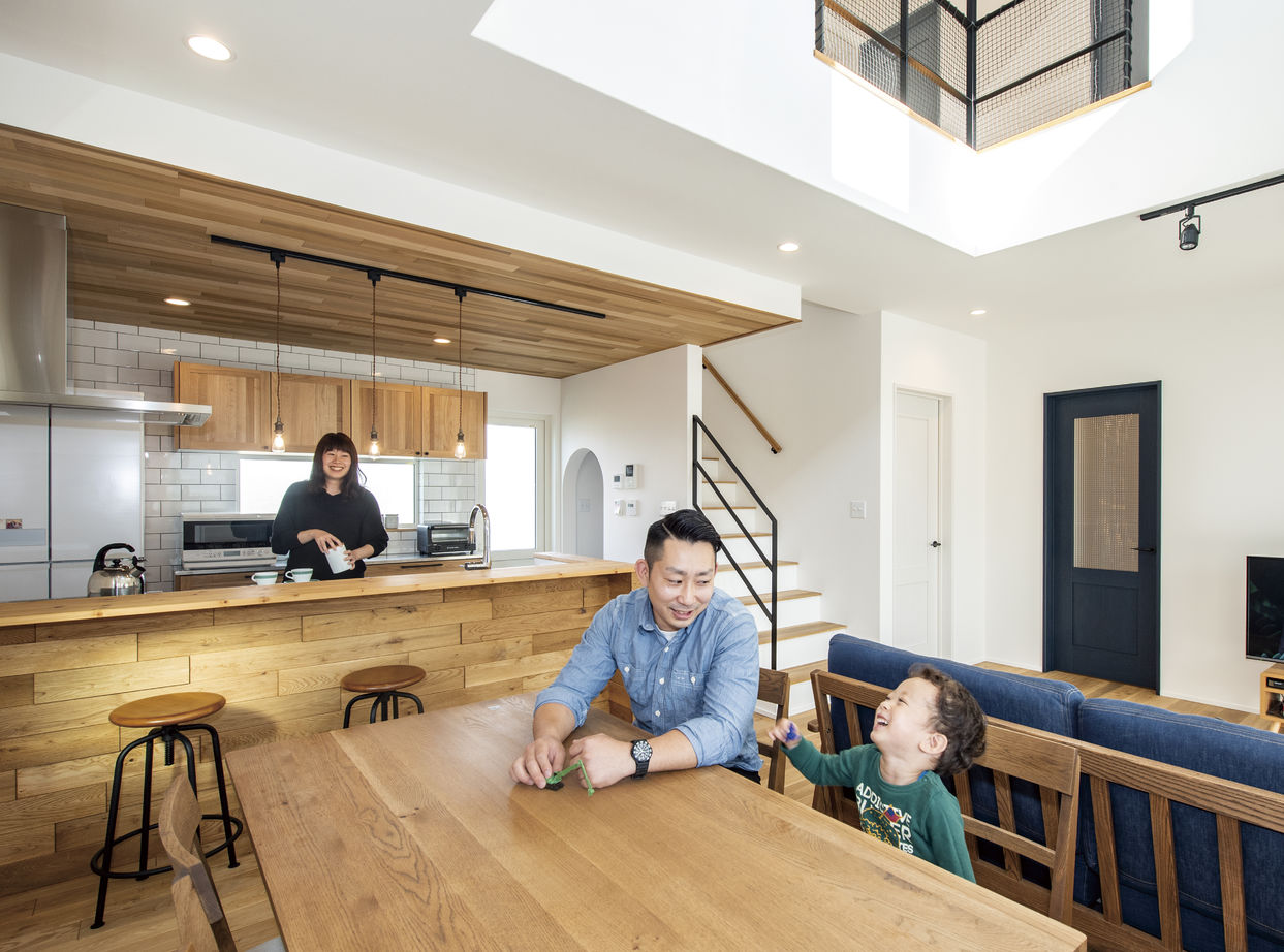 ＣＲＡＴＣＨ（クラッチ） 【北九州市/2400万円台/3LDK】西海岸風のカヴァードポーチが特徴的な可愛いお家の建築実例画像6