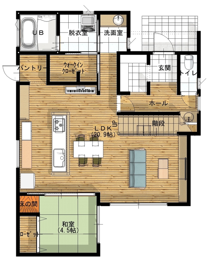 Suumo カフェスタイルのお家を実現 木と塗り壁のオシャレな外観 ｃｒａｔｃｈ クラッチ の建築実例詳細 注文住宅