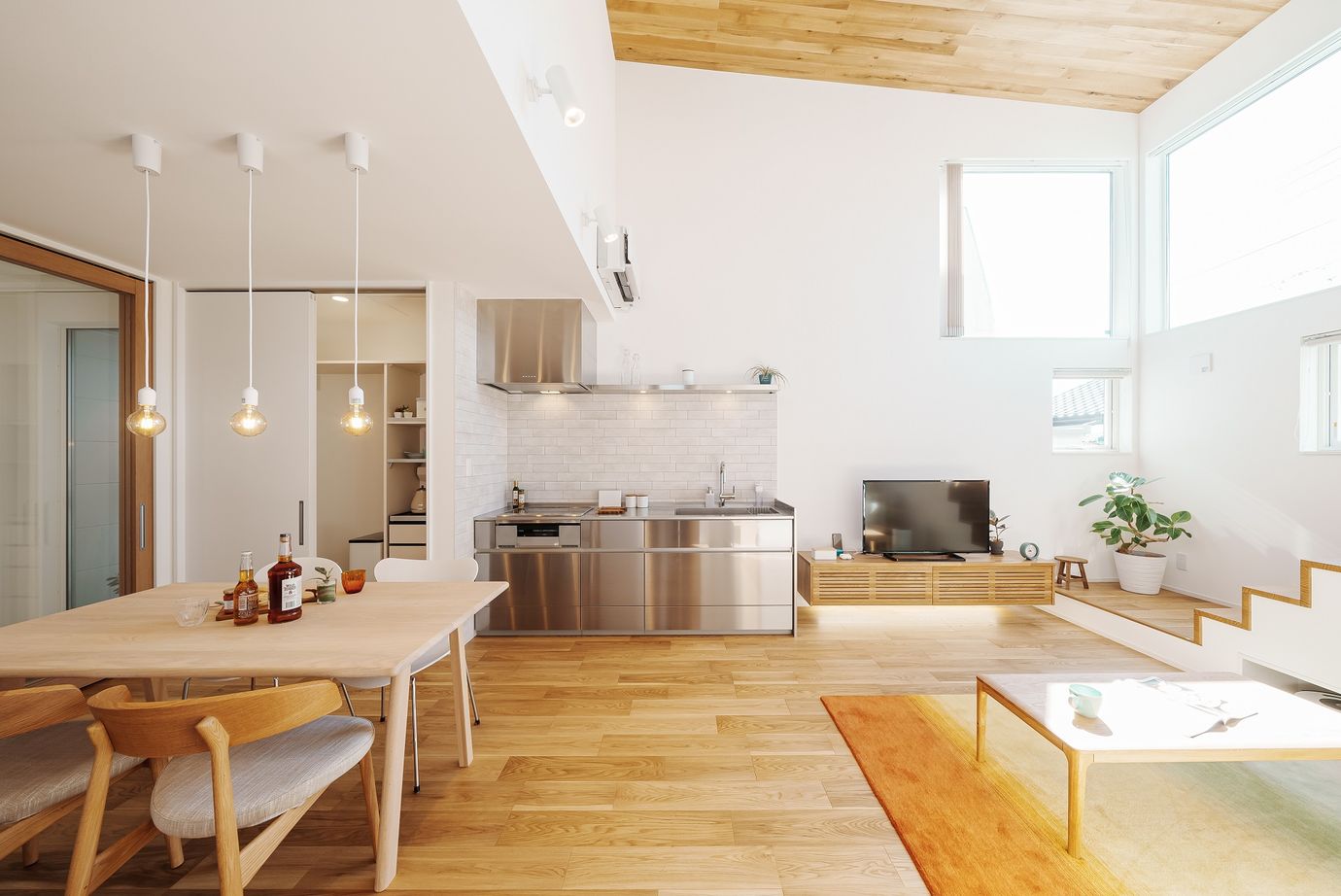 かなう家 【太田市/コンパクトな平屋＋αの家】好きな物に囲まれた、シンプルな住まい　猫と暮らす家の建築実例画像3